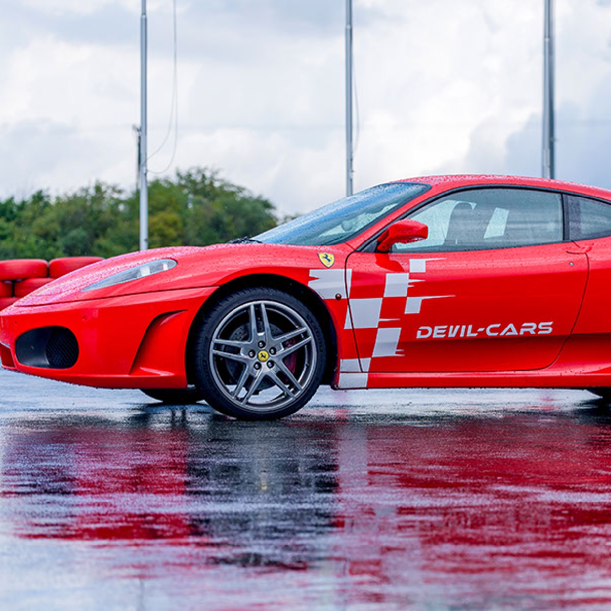 Jazda Ferrari F430 - 1 okrążenie | Tor Białystok | DEVIL-CARS