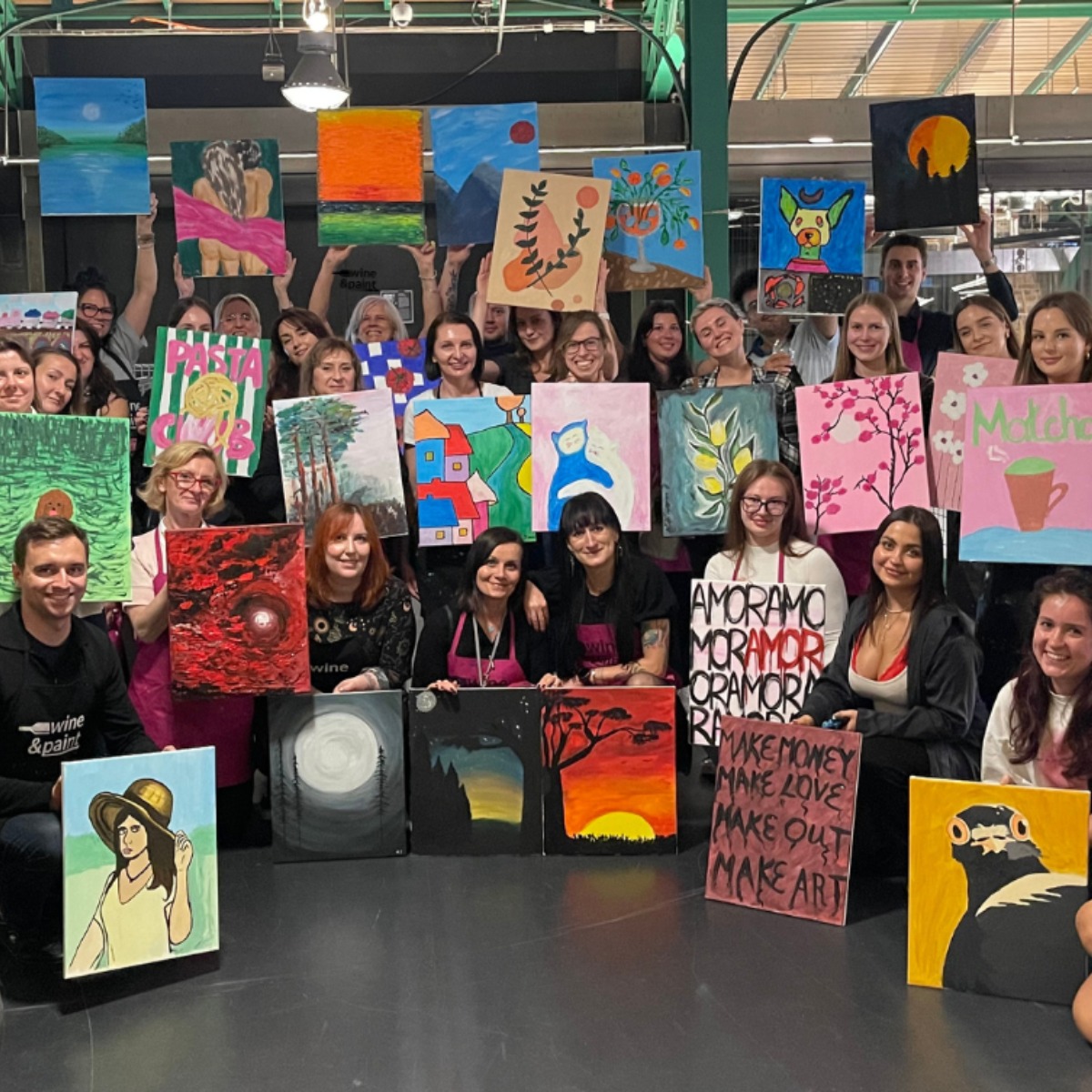 Malowanie przy winie | Warszawa