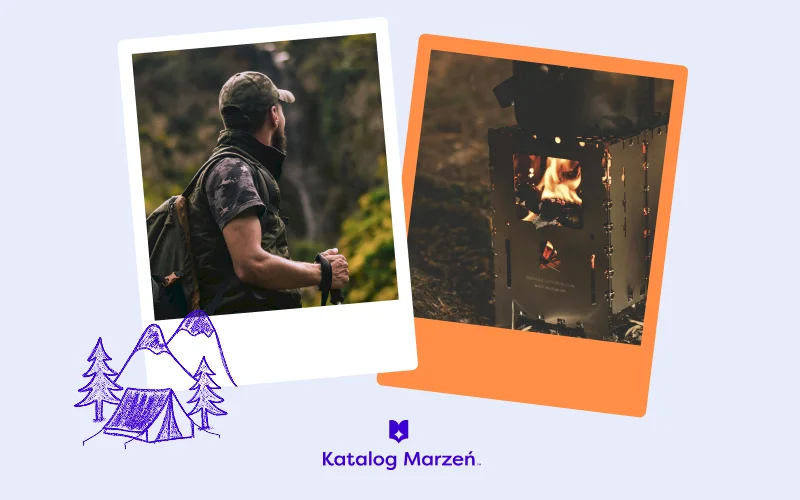 mężczyzna survivalowiec i ogień