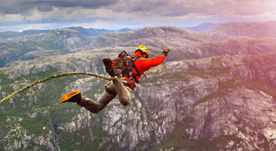 Skok Bungee z Liną