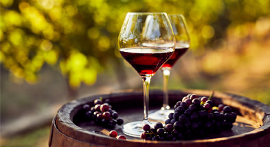 Wino na Tle Winorośli
