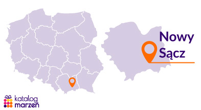 Nowy Sącz - mapka
