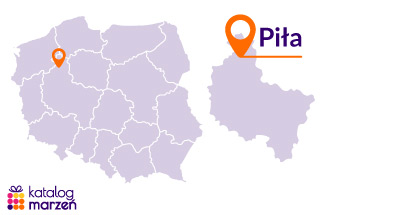 Piła - mapka