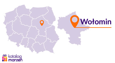 Wołomin na mapie