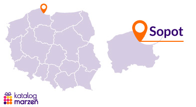 Sopot na mapie
