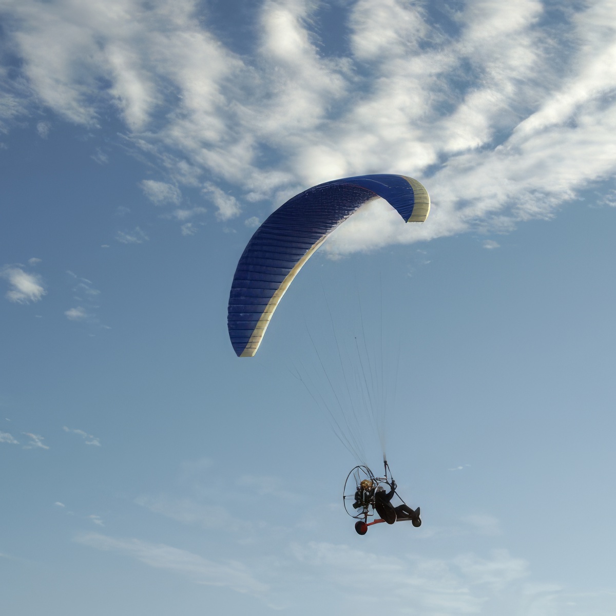 Lot motoparalotnią nad rozlewiskiem Warty | Poznań (Śrem)