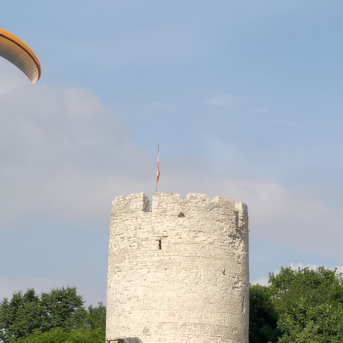 Lot motoparalotnią | Kazimierz Dolny