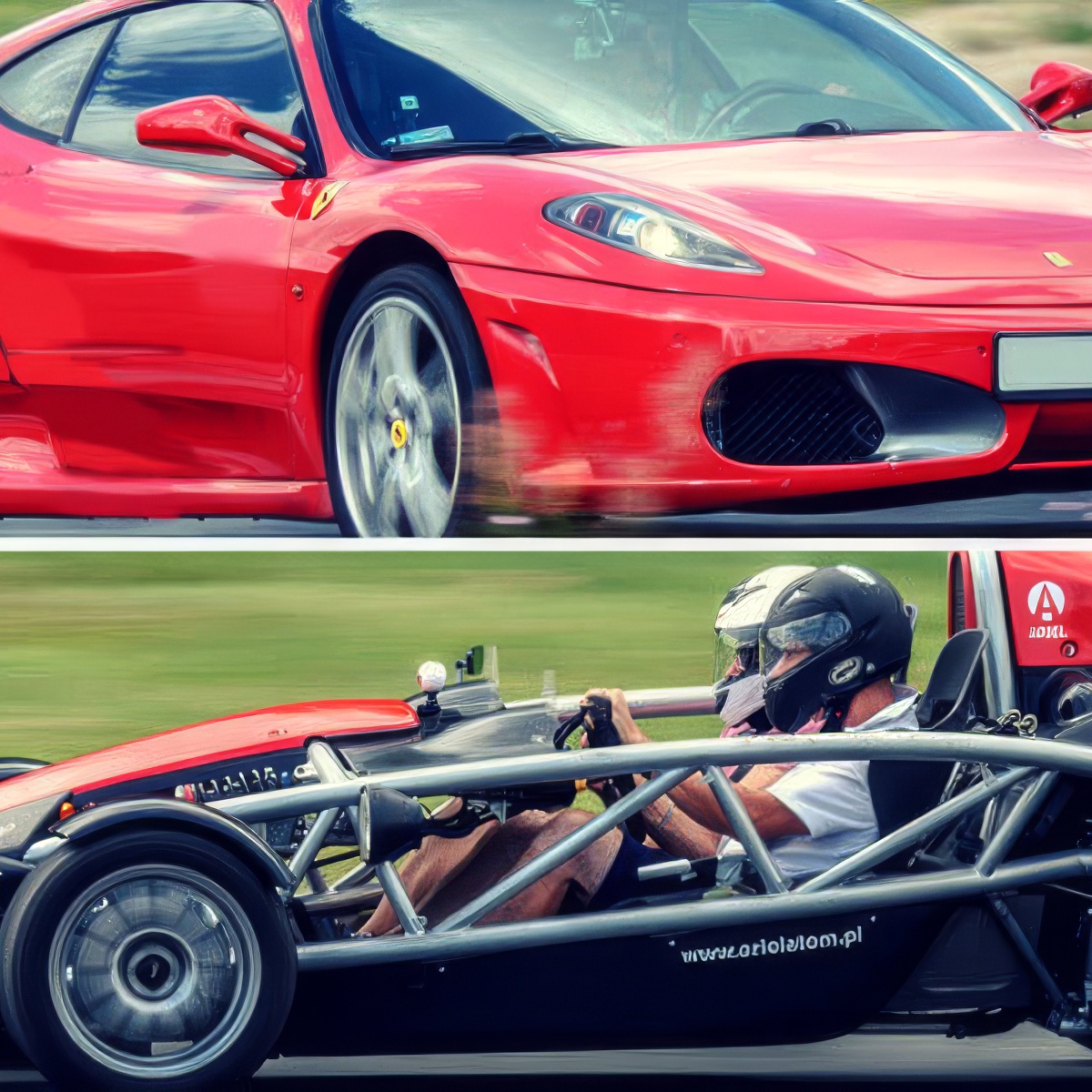 Pojedynek Ferrari F430 vs. Ariel Atom | Wiele lokalizacji | DEVIL-CARS