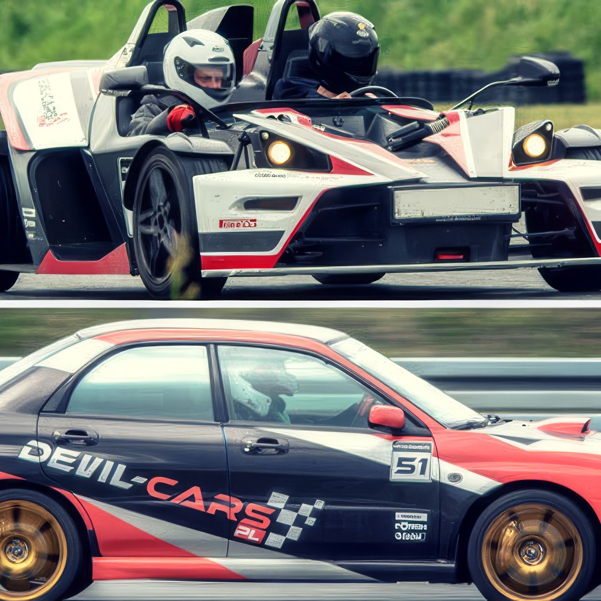 Pojedynek KTM X-Bow vs Subaru Impreza STI | Wiele lokalizacji | DEVIL-CARS