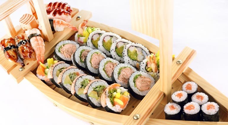 Voucher 100 PLN na sushi z dostawą do domu | Łódź | Koku Sushi