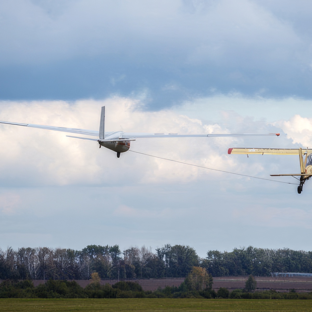 Lot szybowcem za samolotem | Włocławek