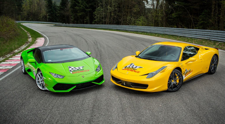 Pojedynek Lamborghini Huracan vs Ferrari 458 Italia | Tor Kielce | SJS