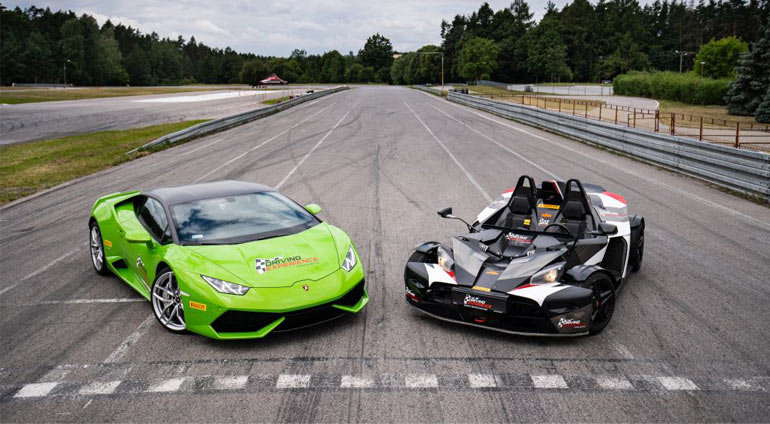 Pojedynek Lamborghini Huracan vs KTM X-Bow | Tor Kielce | SJS