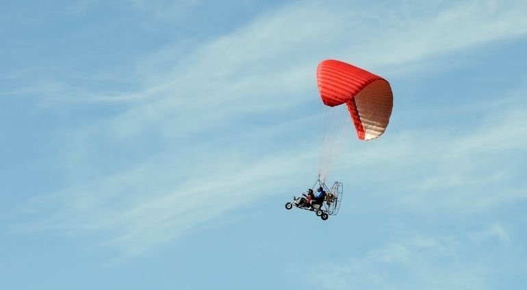 Lot motoparalotnią | Ostrów Wielkopolski (Antonin)