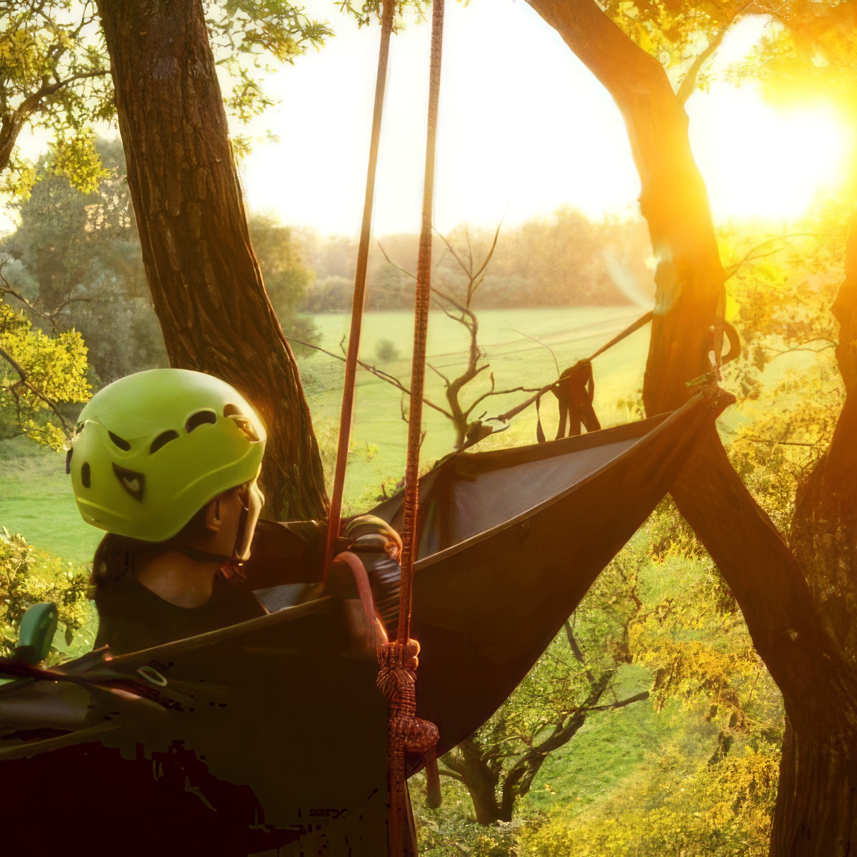 Nocowanie w koronach drzew | Warszawa | Misja Drzewa