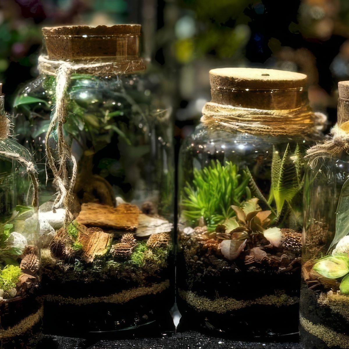 Stwórz własny las w słoiku dla dwojga | Legnica