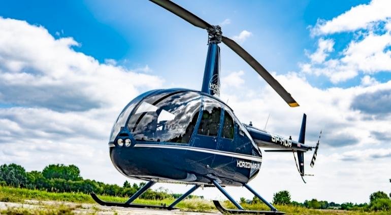 Lot helikopterem | Kazimierz Dolny