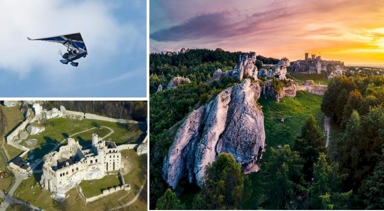 Lot motolotnią | Zawiercie (Jura Krakowsko- Częstochowska)