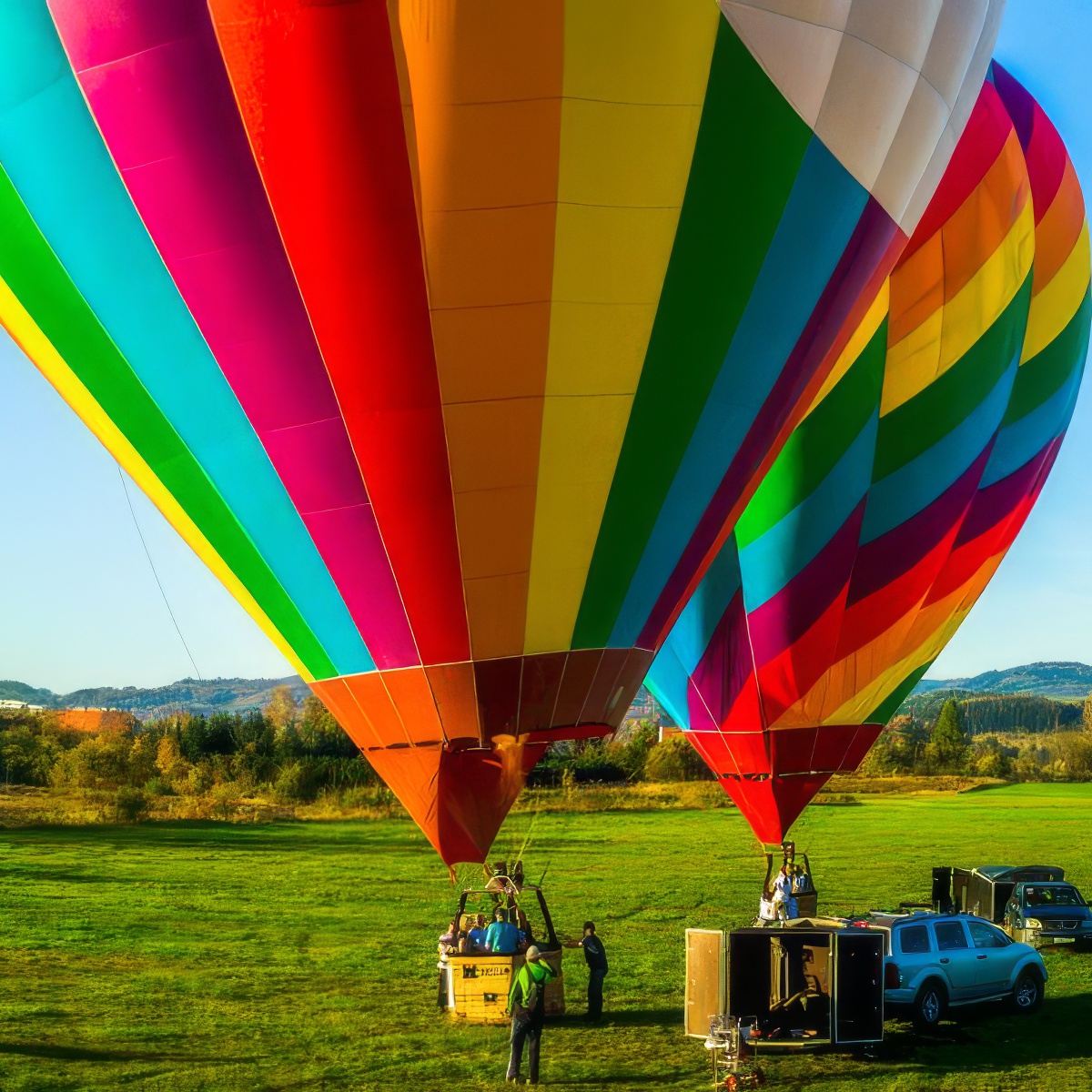 Lot balonem | Wiele lokalizacji