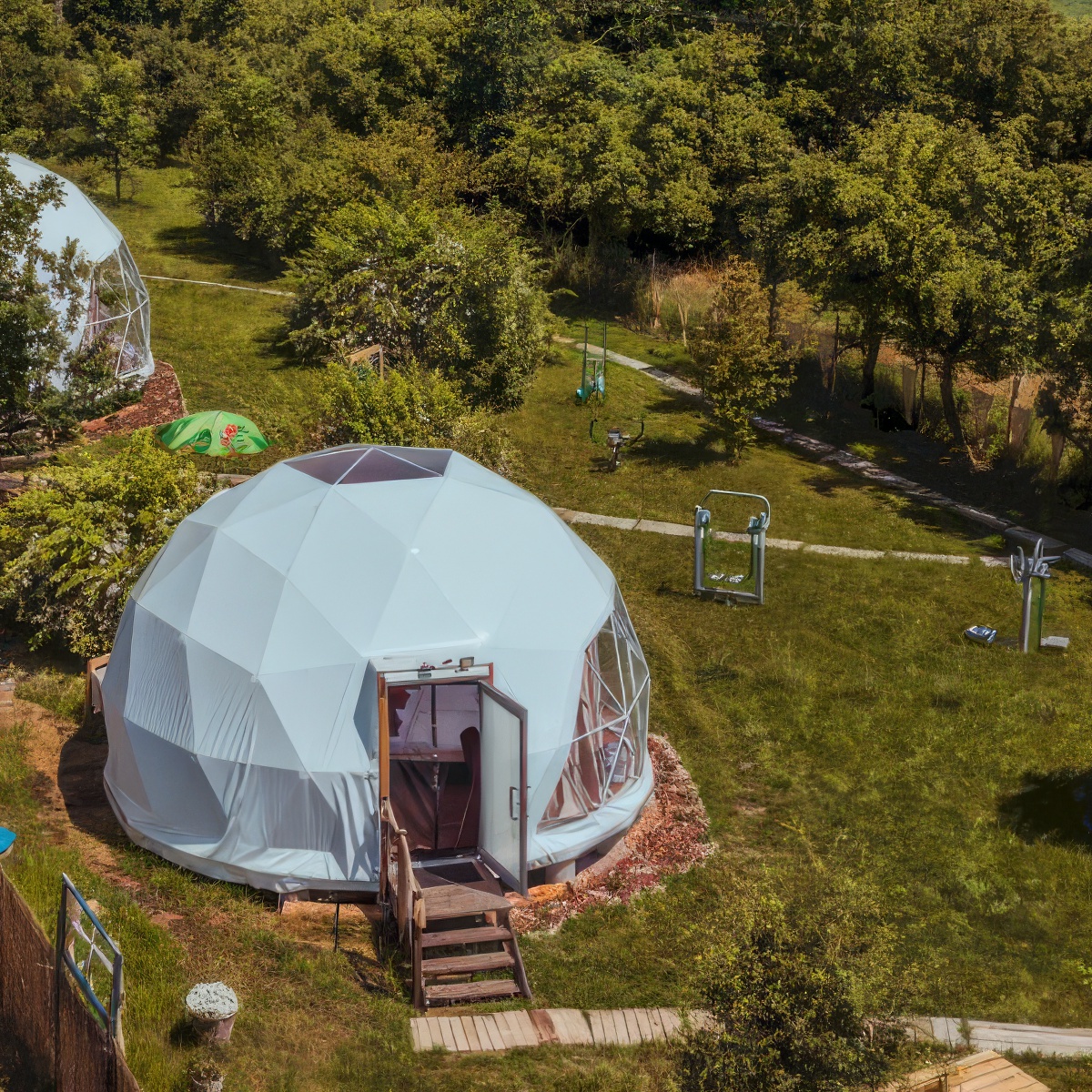 Glamping w Stacji Zieleniec w Nałęczowie | Kazimierz Dolny (Nałęczów) | Glamping Stacja Zieleniec