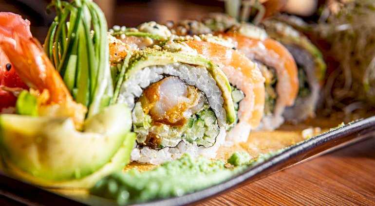 Voucher 100 PLN na sushi z dostawą do domu | Łódź (ul. Roosevelta) | Sushi Kushi