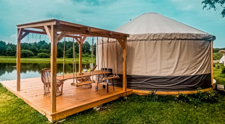 Voucher kwotowy na nocleg w Mongolskiej Jurcie | Gostynin | Lary Camping Homes