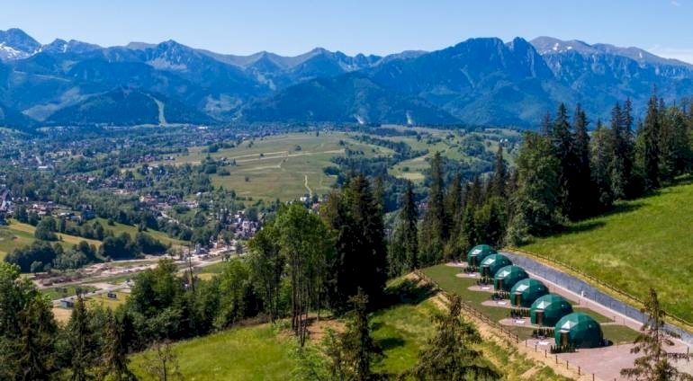 Glamping z widokiem na Tatry Peak Glamp Poronin | Zakopane (Suche) | Mountain Glamp, Peak Glamp, Diamond Glamp