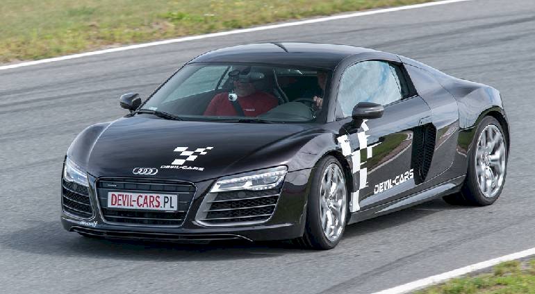 Jazda Audi R8 - 1 okrążenie | Lublin (Tor Ułęż) | DEVIL-CARS