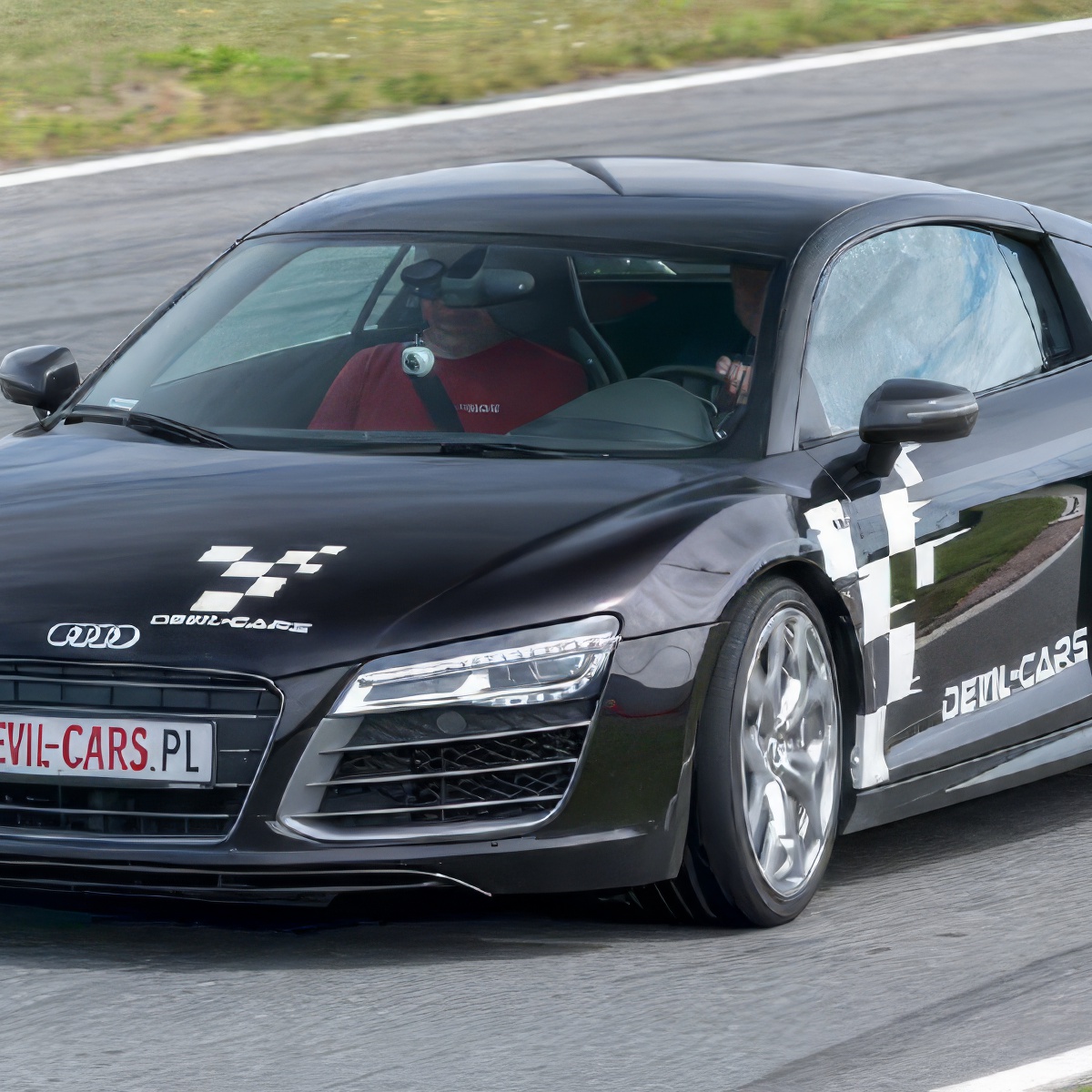 Jazda Audi R8 - 1 okrążenie | Tor Łódź | DEVIL-CARS