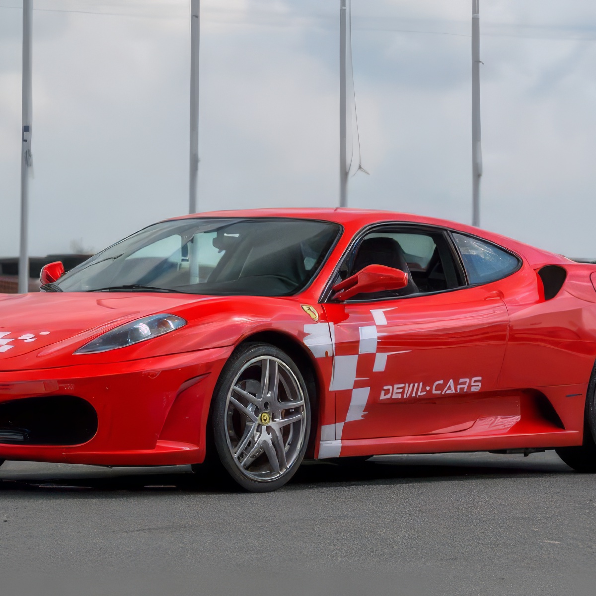 Jazda Ferrari F430 - 1 okrążenie | Tor Białystok | DEVIL-CARS