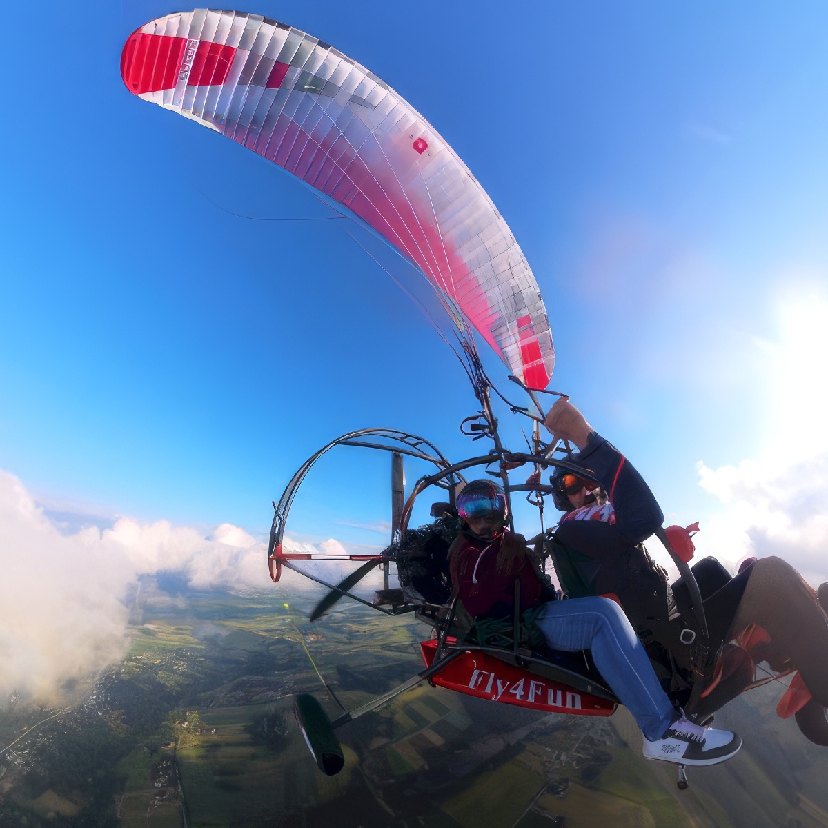 Lot motoparalotnią | Kraków (Polanka Wielka)