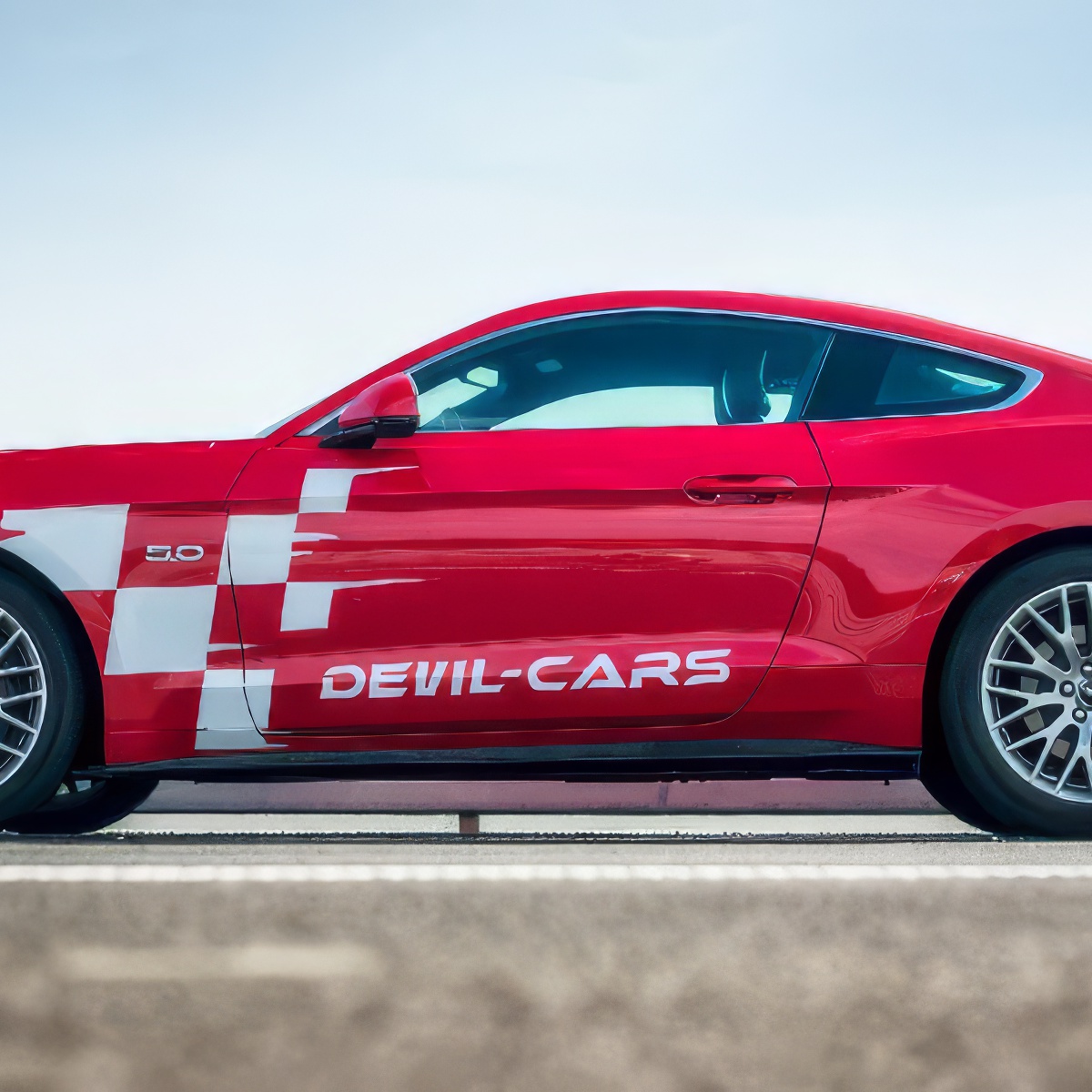 Jazda Fordem Mustangiem - 1 okrążenie | Warszawa (Tor Modlin) | DEVIL-CARS