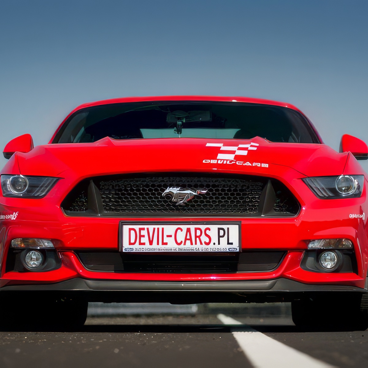 Jazda Fordem Mustangiem - 1 okrążenie | Tor Kraków | DEVIL-CARS