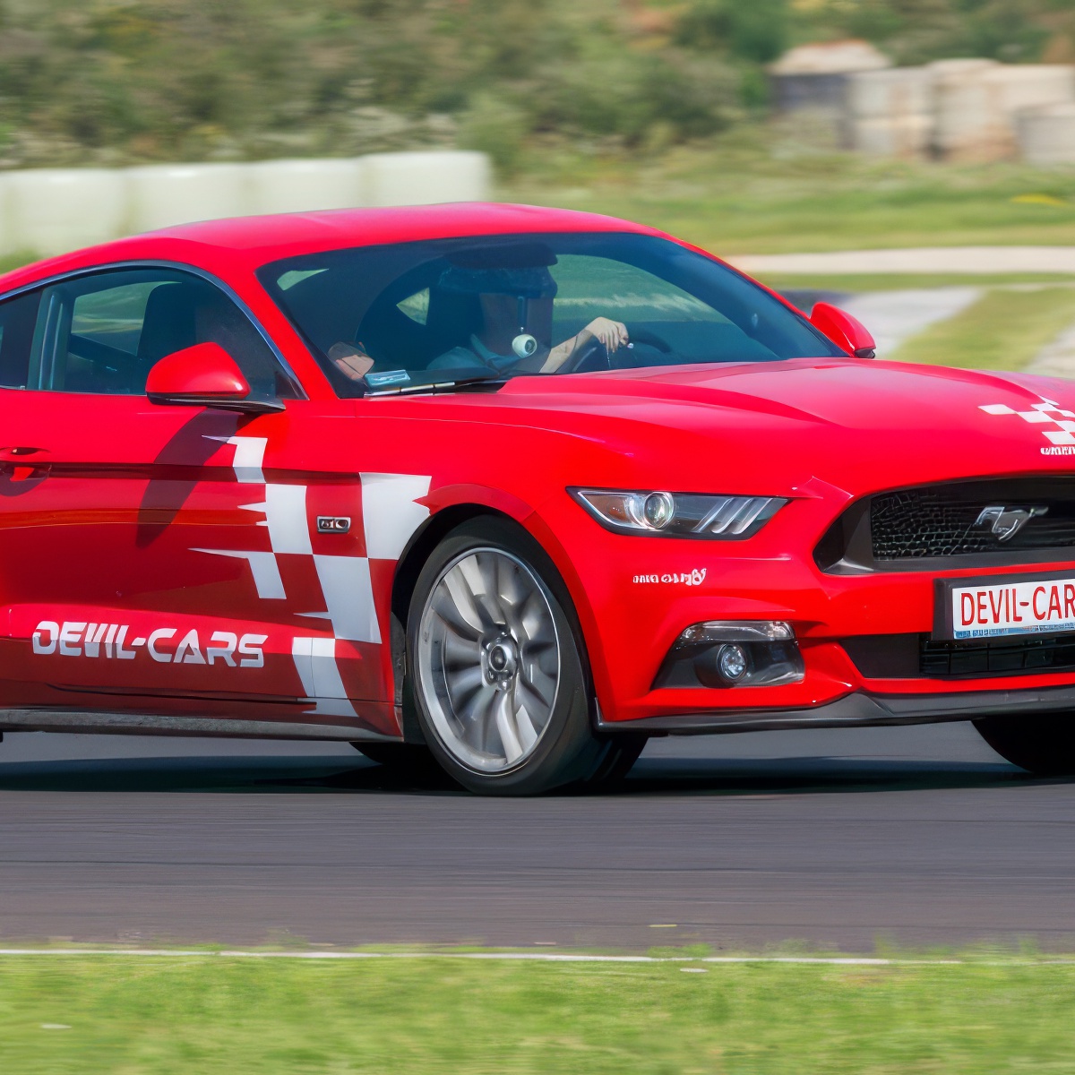 Jazda Fordem Mustangiem - 1 okrążenie | Gdańsk (Tor Pszczółki) | DEVIL-CARS