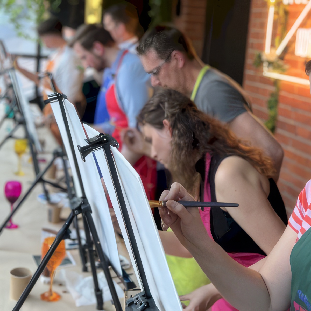 Malowanie przy winie | Kielce | Winomalowanie