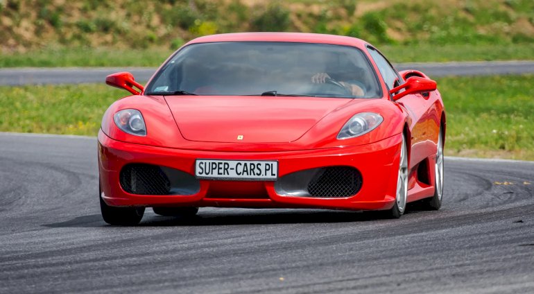Jazda Ferrari F430 - 1 okrążenie | Wrocław (Tor Krzywa) | Super Cars