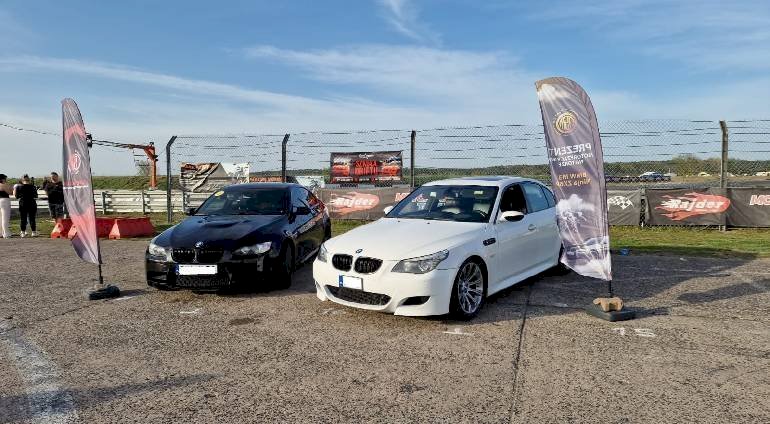 Jazda BMW M5 V10 po torze w fotelu pasażera | Toruń | ASM Rent Car