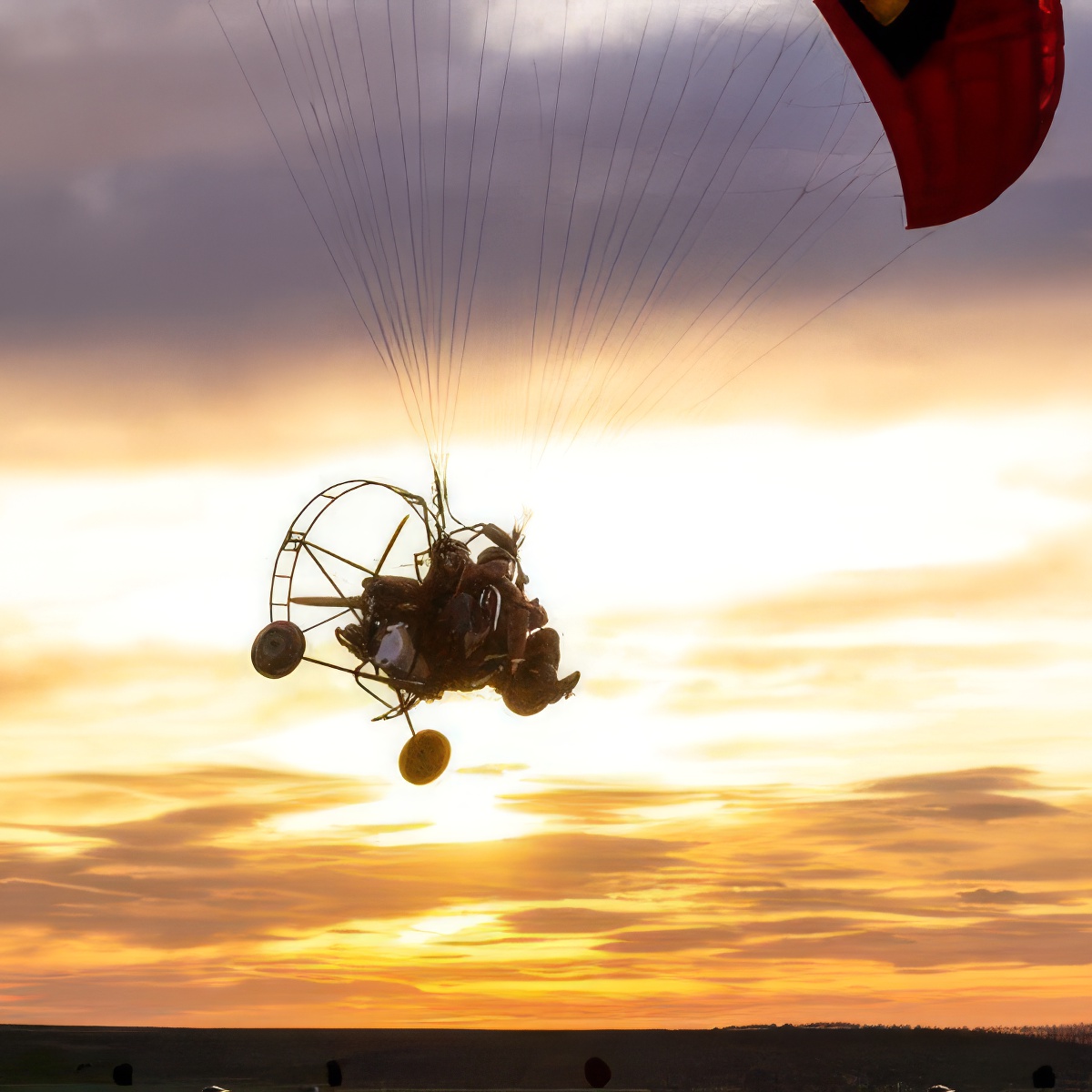 Lot motoparalotnią | Zielona Góra