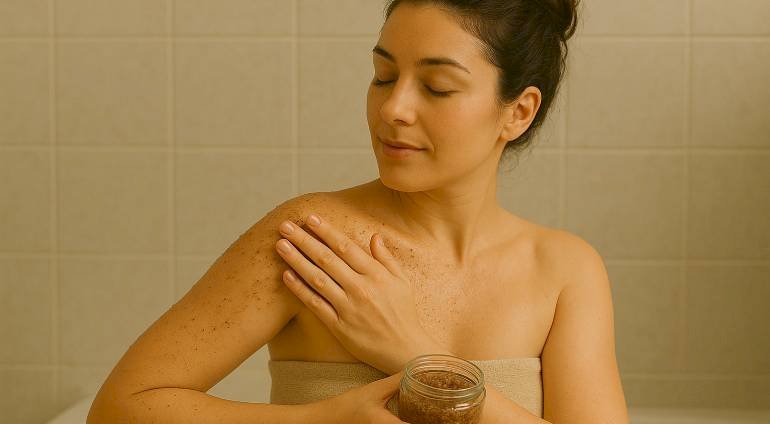 Aromatyczny peeling ciała | Katowice (Łaziska Górne) | Studio urody i masażu Dobra Aura