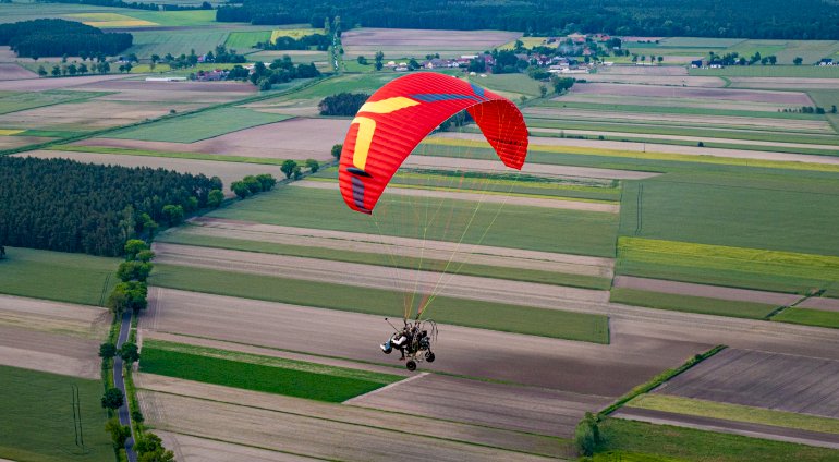 Lot motoparalotnią | Ostrów Wielkopolski