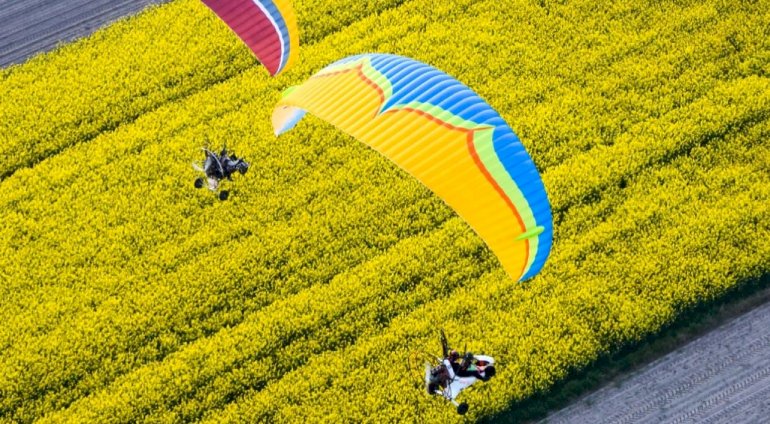 Lot motoparalotnią dla dwojga | Ostrów Wielkopolski
