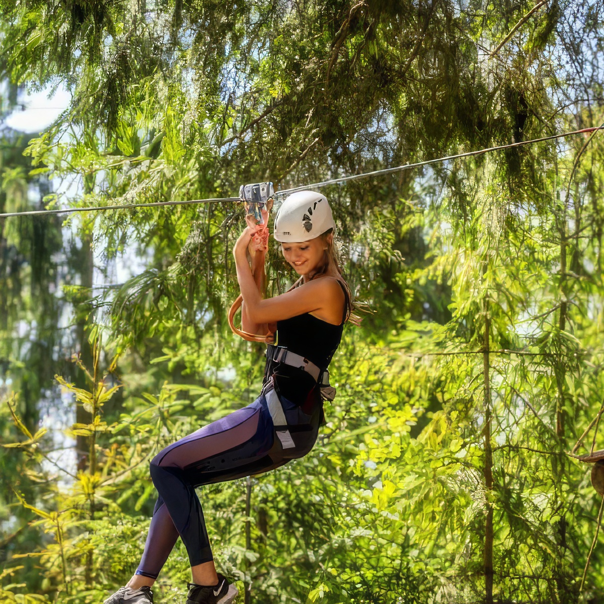 Park linowy dla dwojga - przygoda na wysokości | Istebna