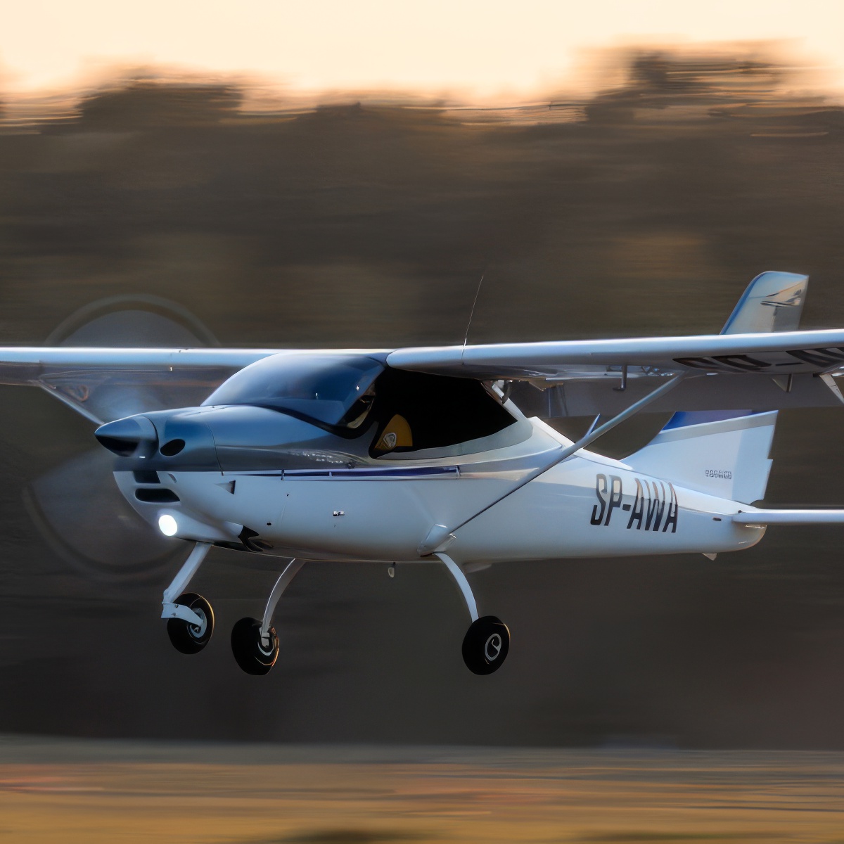 Lot samolotem nad Warszawą | Warszawa