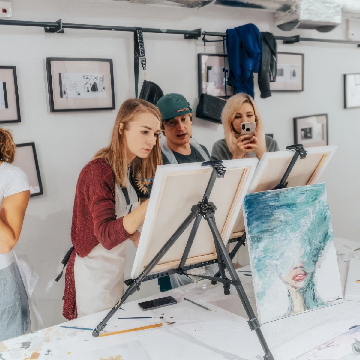 Malowanie przy winie | Kraków | Wino Grono Art