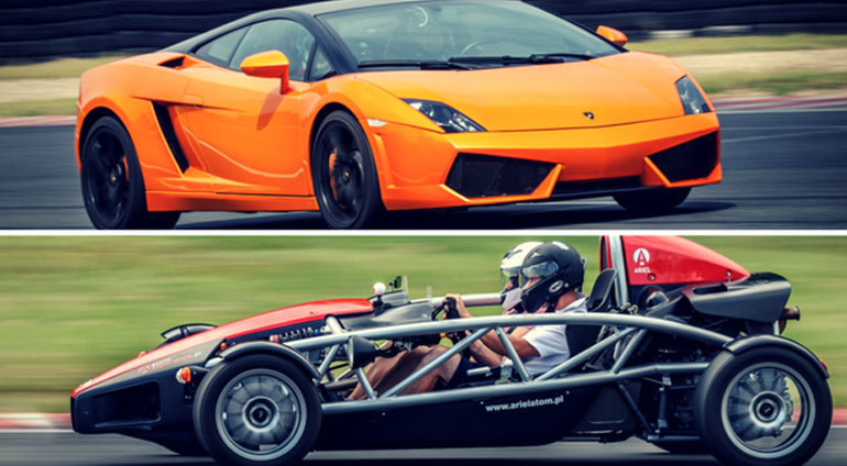 Pojedynek Lamborghini vs. Ariel Atom