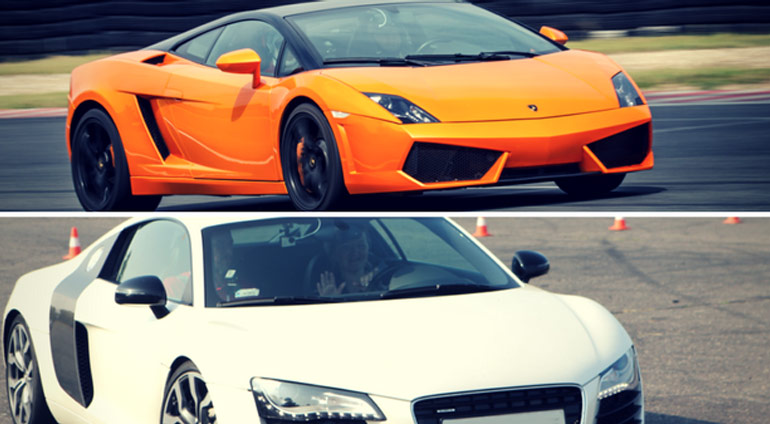 Pojedynek Lamborghini Gallardo va Audi R8