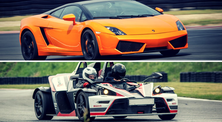 Lamborghini Gallardo i KTM X-Bow