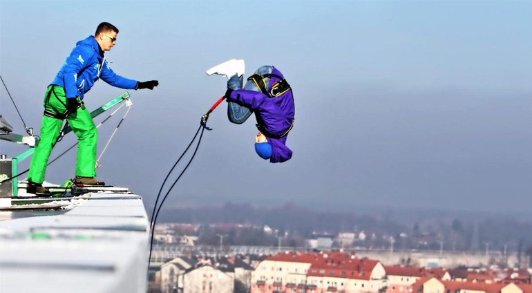 Dream Jump we Wrocławiu - Skok Zawodowca
