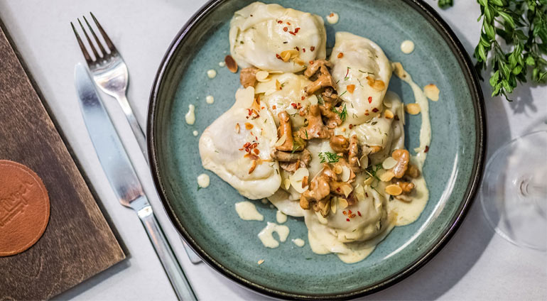 Pelmieni Myśliwskie w Restauracji 'U Myśliwych'