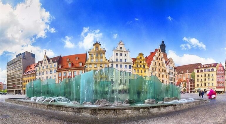 Architektura I Fontanny We Wrocławiu
